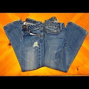 2 pair of Girl’s Gap Jeans